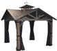 Corriveau Outdoor Furniture Cottage Gazebo 12'x12' angle view