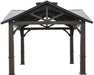 Corriveau Outdoor Furniture Cottage Gazebo 12'x12' front view