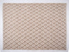 Charm Textured Rug Outdoor Patio Accessories Ecru front view of rug showing textured pattern