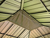 Gazebo Penguin Yosemite Metal Roof Gazebo 10'x 12' Inside Of Steel Roof Gazebo Showing Roof From Below