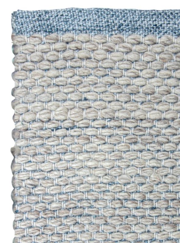 Natural Blue Patio and Deck Furniture Ocean Rug close up of pattern and texture of outdoor rug