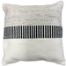 Patio Accessories: 18"x18" Outdoor Cushion Black and Natural colour close up of cushion and pattern