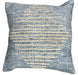 Patio Accessories: 18"x18" Outdoor Cushion Blue with Texture close up of patterned texture and pillow