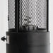 Backyard Lifestyles Shinerich Inferno Patio Heater  - Matte Black side view of burner cage